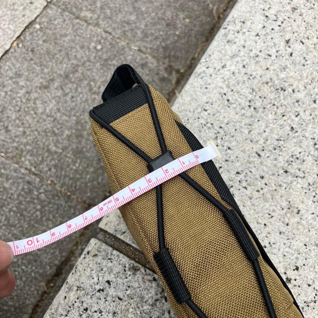 ハンドメイドフレームバッグ　コーデュラ1000 コヨーテ　43.5cm