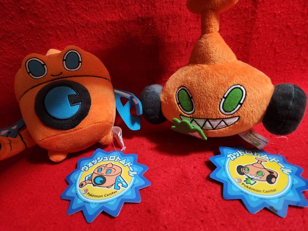 ポケモンセンター　ウォッシュロトムドール　ポケドール　　カットロトム　ぬいぐるみ