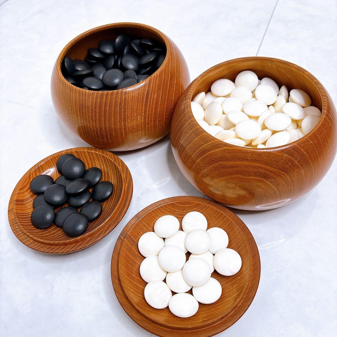 碁石　囲碁 碁笥 蛤碁石 那智黒 33号