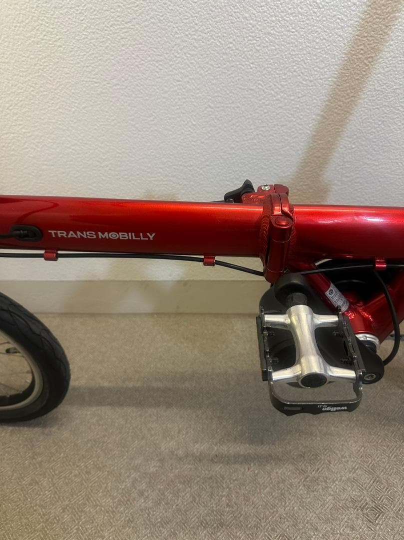 『配送可』ＴＲＡＮＳＭＯＢＩＬＬＹトランスモバイリー最少最軽量電動アシスト自転車
