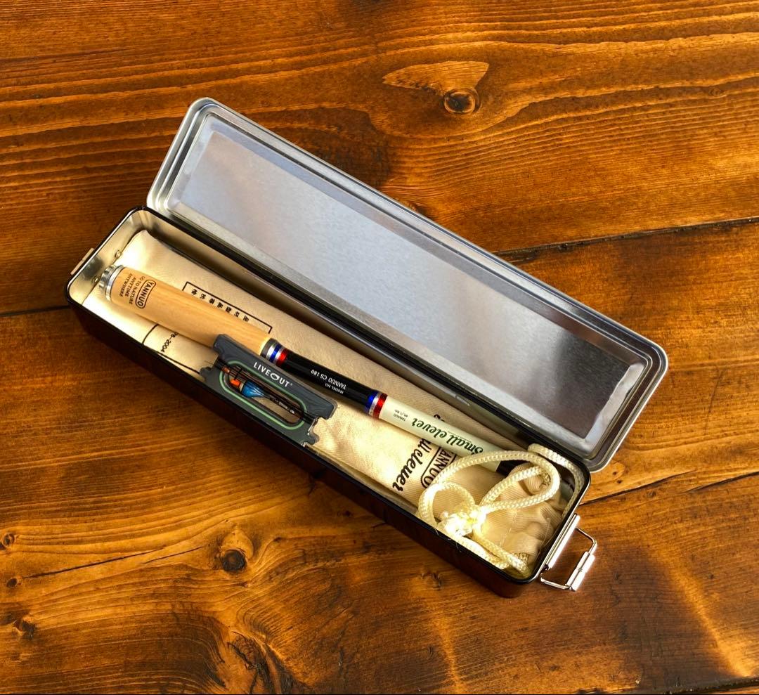 釣り竿セット　小物釣り竿　タナゴ竿　仕掛け180cm ウッドグリップ　仕掛け巻き