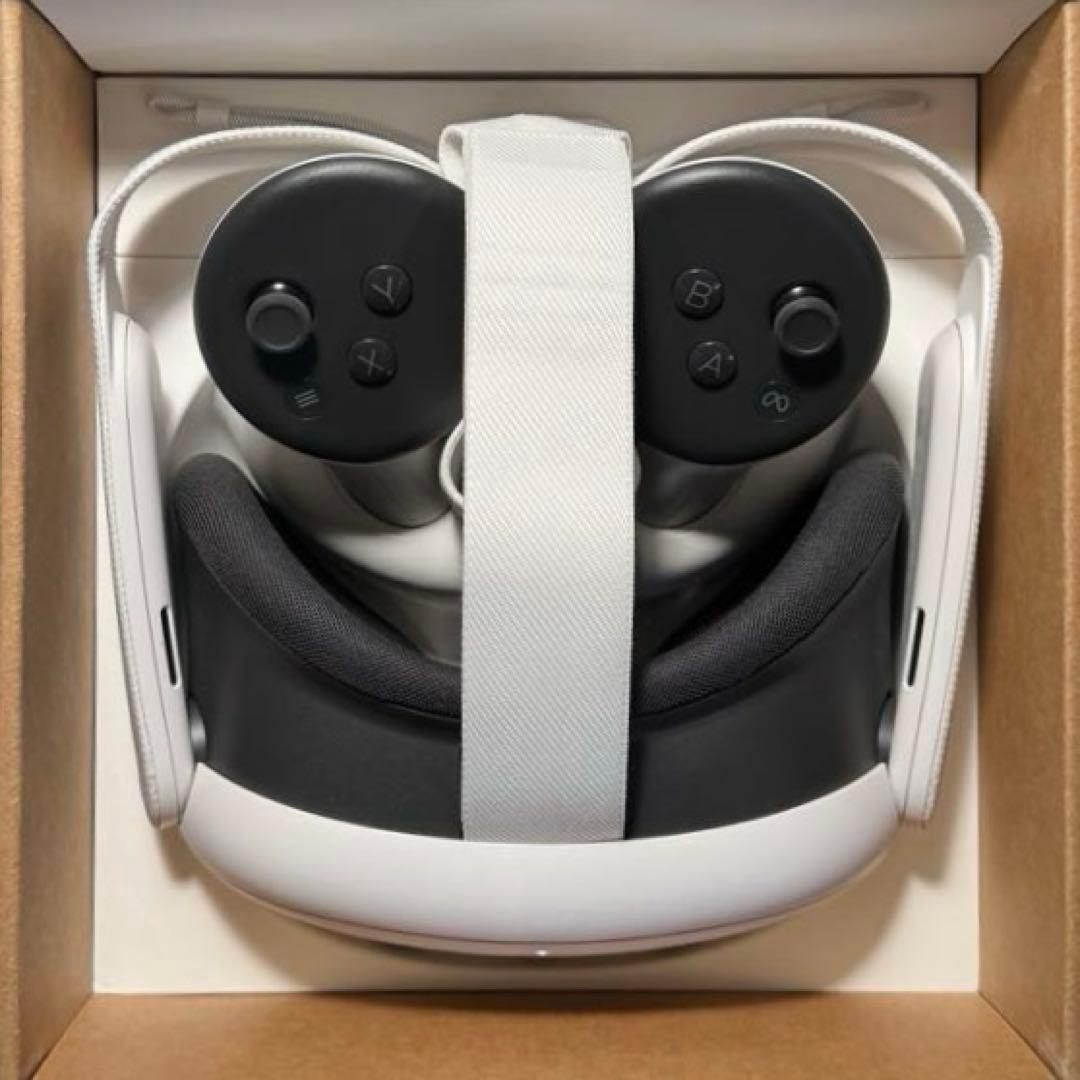  Quest 3 128GB 4点セット ストラップ/ケース/ケーブル