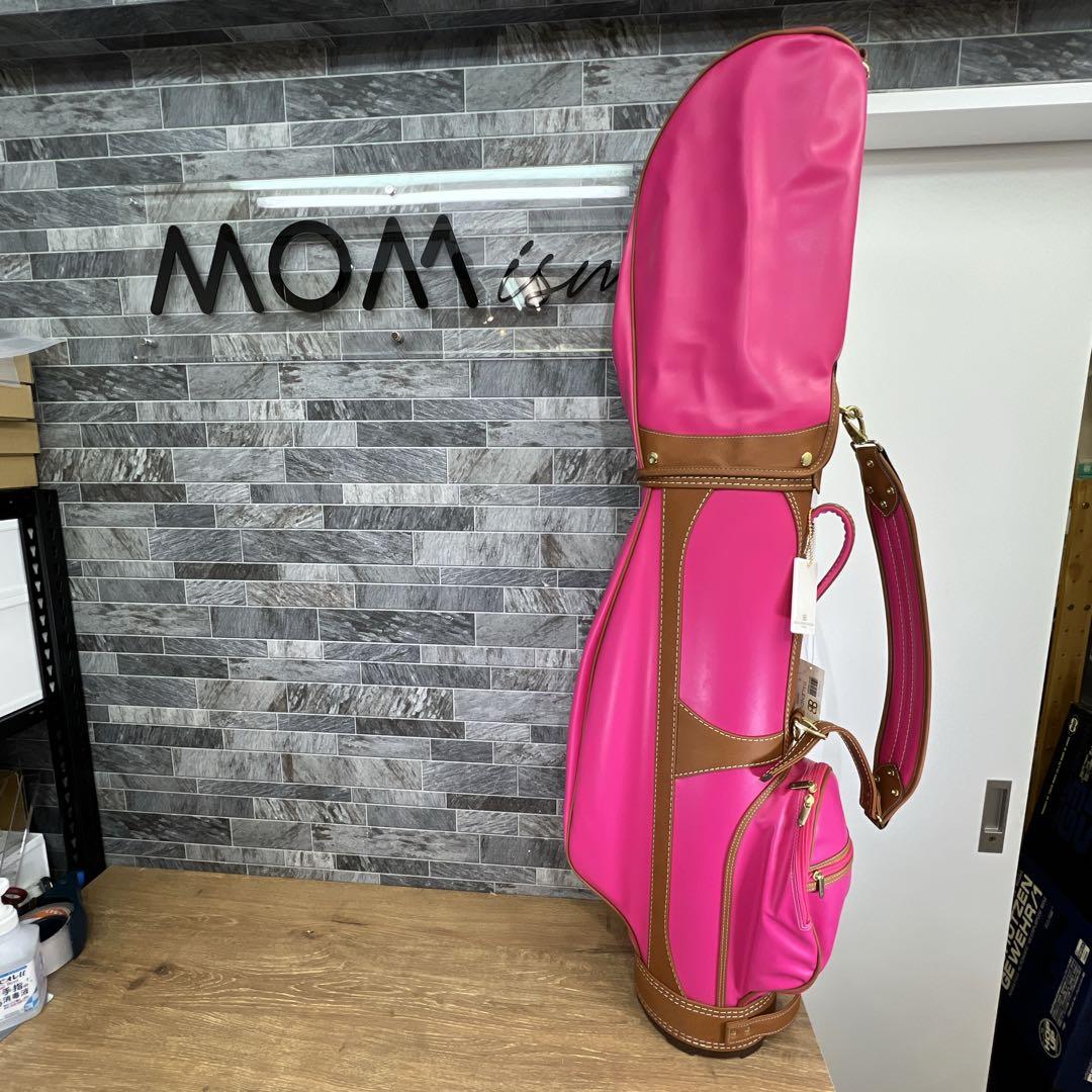 【新品】BALENCIAGA　バレンシアガ　ゴルフバッグ　ピンク　小さめ　計量