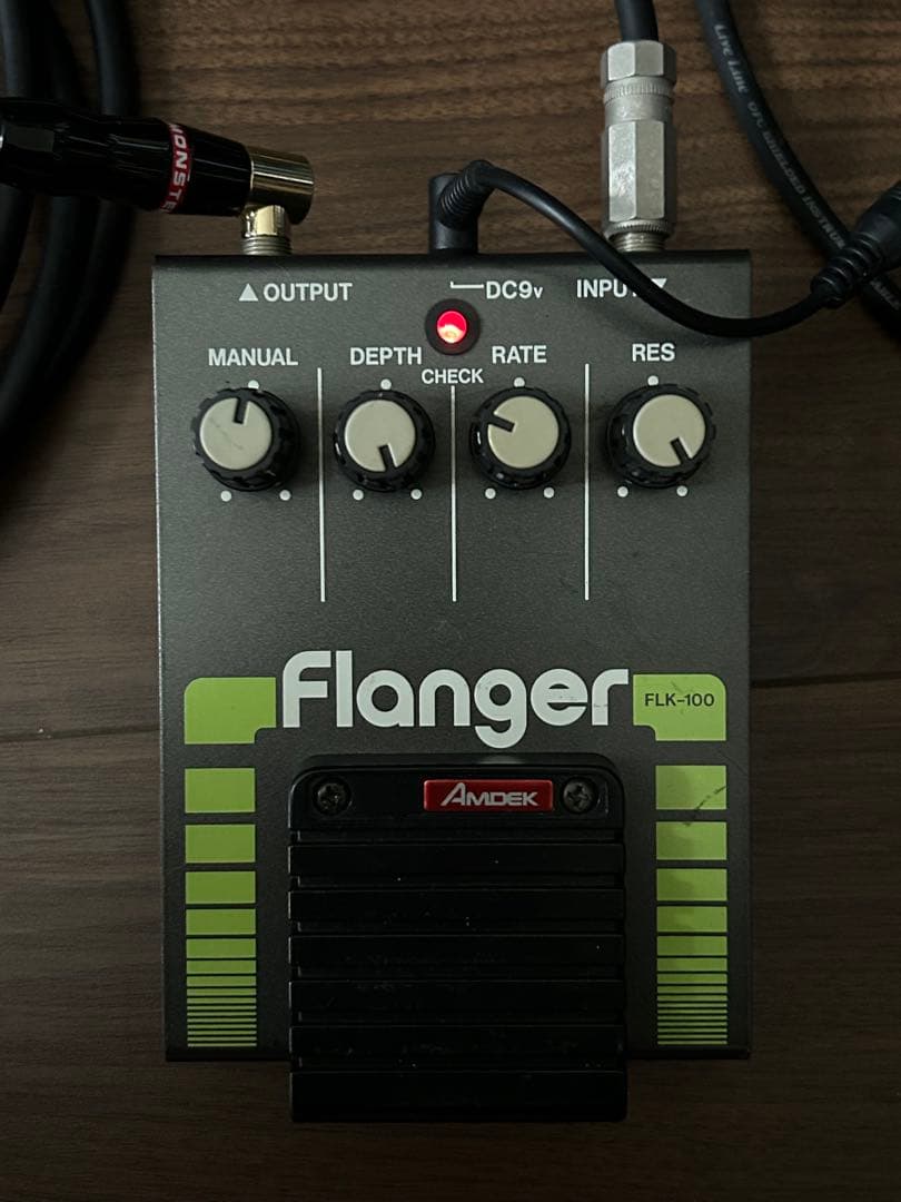 美品　Amdek FLK-100 Flanger フランジャー　ビンテージ
