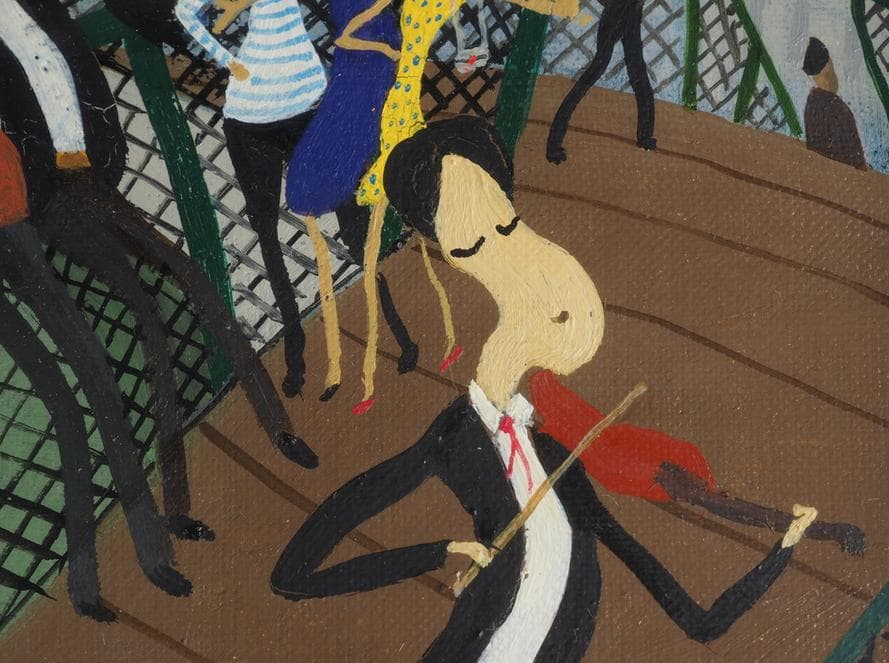 真作 丸山勝三 肉筆 油彩 F6号 額装品 高島屋