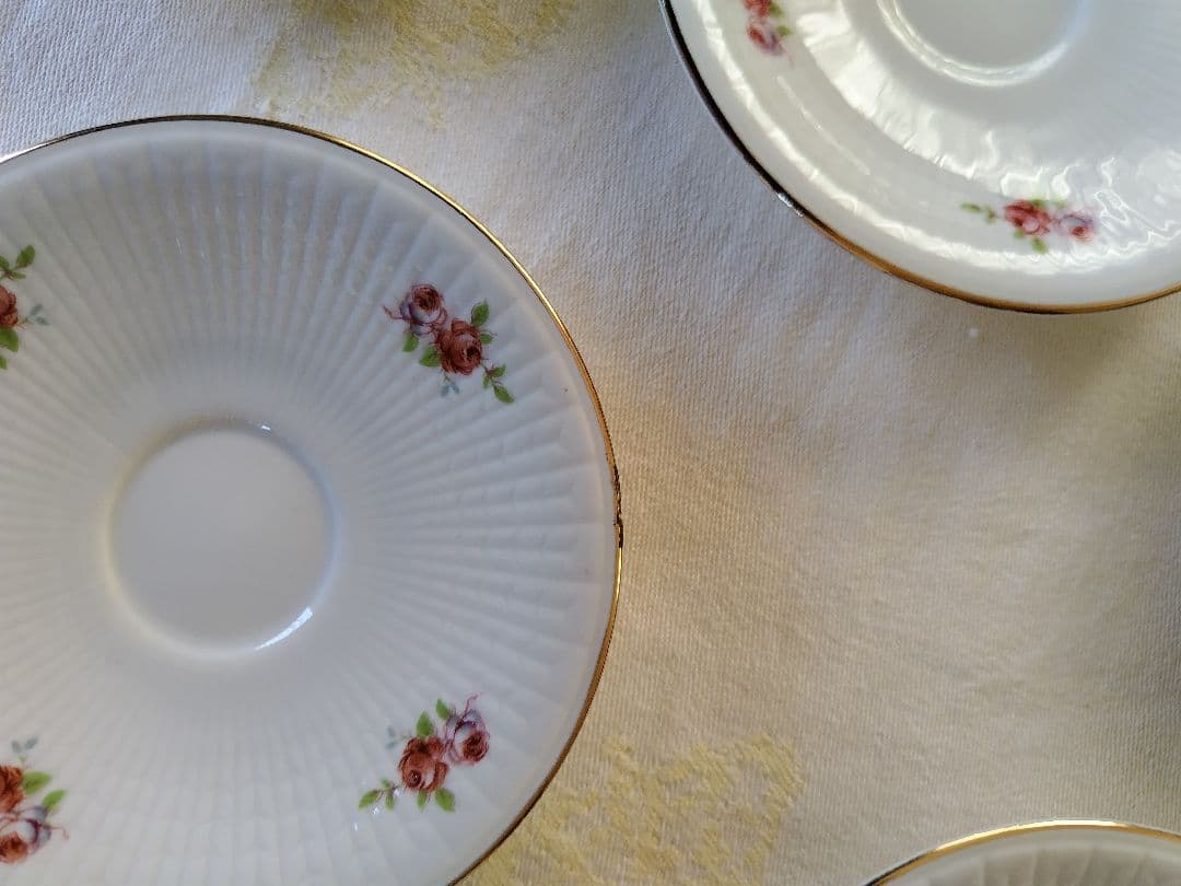 ロ−ルストランド　スエ−デン 592 デミタスカップセット六客　ヴィンテージ