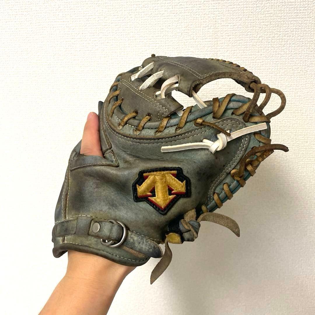 500 デサント 型抜群 硬式 キャッチャーミット トレーニングミット