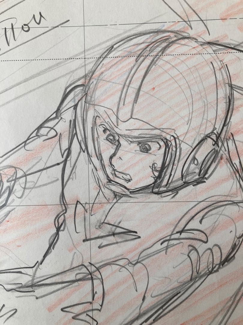 【直筆】宇宙戦艦ヤマト 完結編 　レイアウト　金田伊功