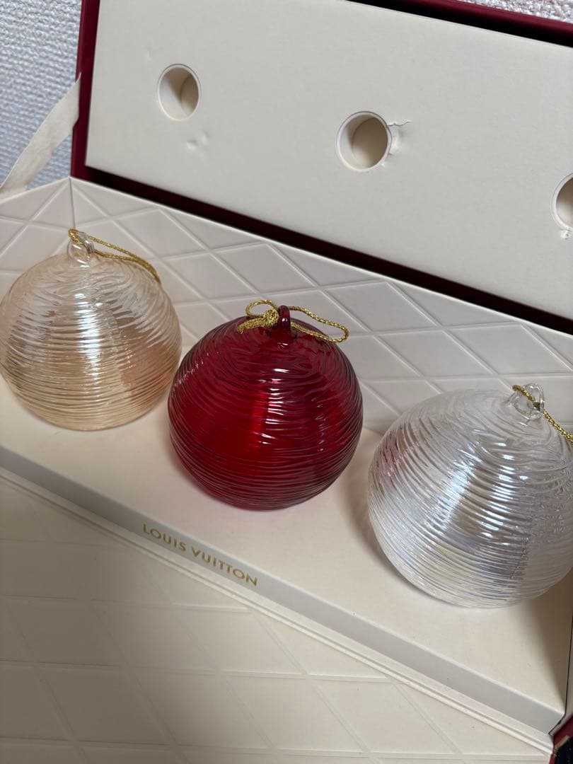 LOUIS VUITTON クリスマス　ガラスオーナメント　非売品