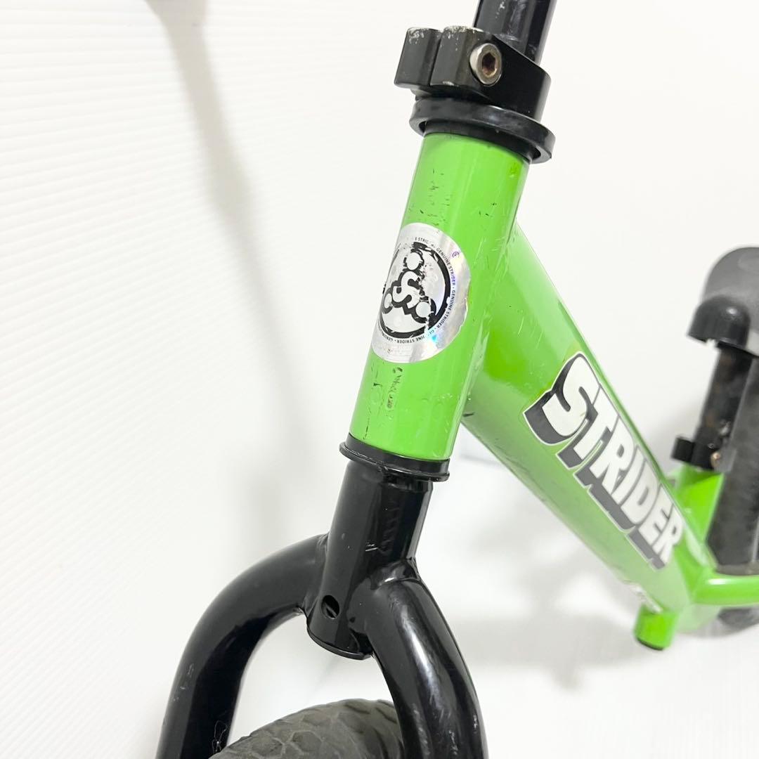 ストライダー キックバイク STRIDER12 緑 クラシック アタッチメント