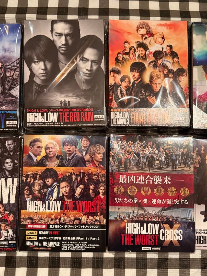 HiGH &LOWセット10作品 Blu-ray(全作品　帯付き)