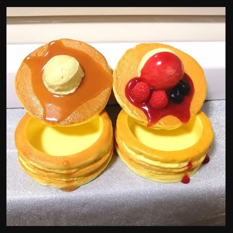 ▼コメント必須▼元祖食品サンプル ホットケーキ パンケーキ 小物入れ