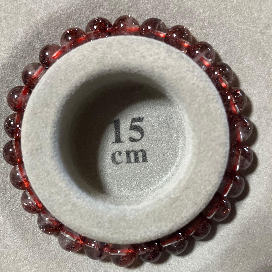 ブラジル産 レピドクロライトインクォーツ(ファイヤクォーツ) ブレスレット