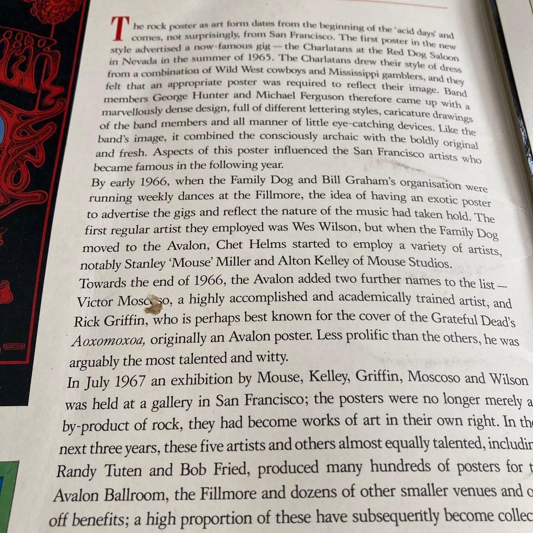 グレイトフルデッド PSYCHEDELIA クラシック ポスター ブック