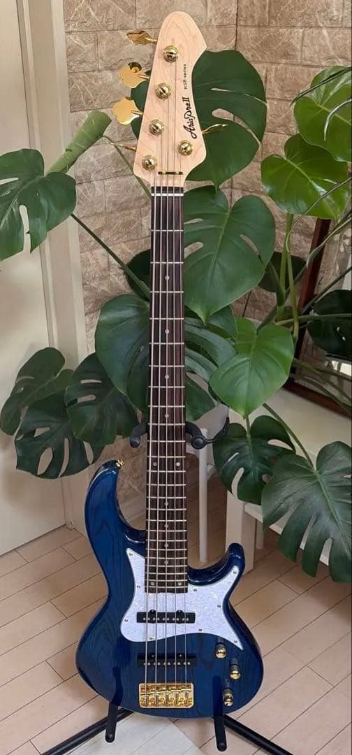❤️AriaProII RSB-42AR 5弦ベース 美品 チューナー ストラップ
