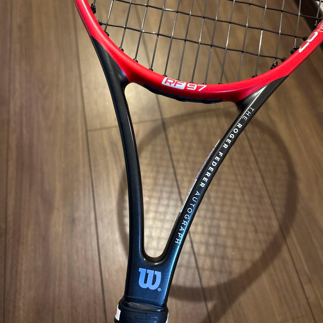 激レア　フェデラーオートグラフWilson Pro staff RF97 V10