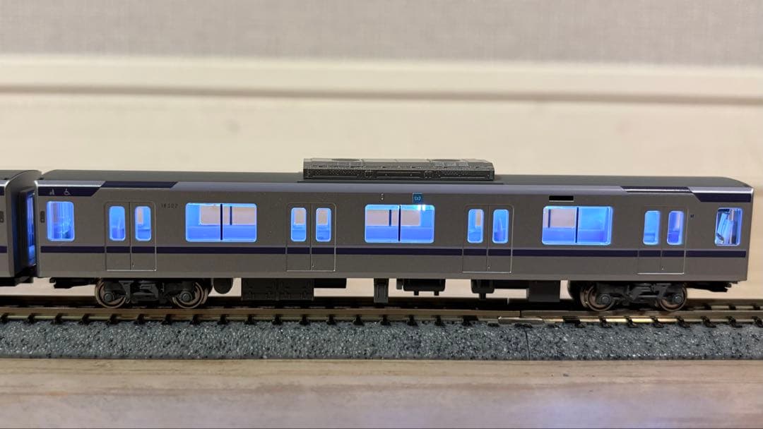 【純正室内灯付】KATO 東京メトロ半蔵門線18000系 Nゲージ10両セット