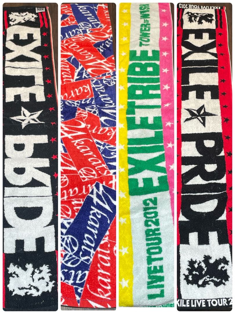 EXILE　ツアーグッズ　ファンクラブ特典　Tシャツタオルハタ