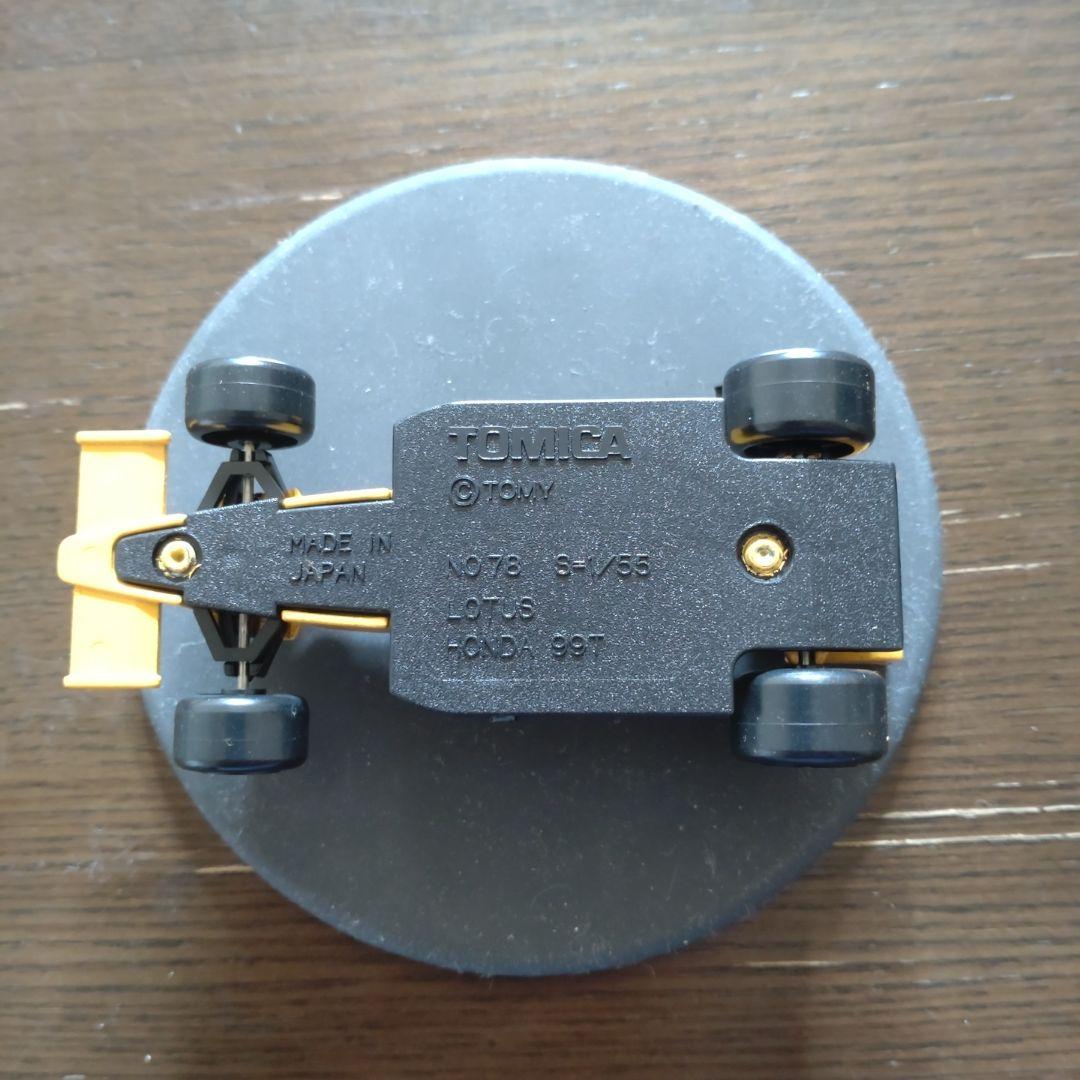 トミカ F1 4台 (ウィリアムズ、ロータス、フェラーリ、フットワーク)未使用