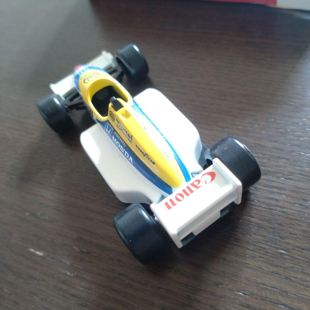 トミカ F1 4台 (ウィリアムズ、ロータス、フェラーリ、フットワーク)未使用