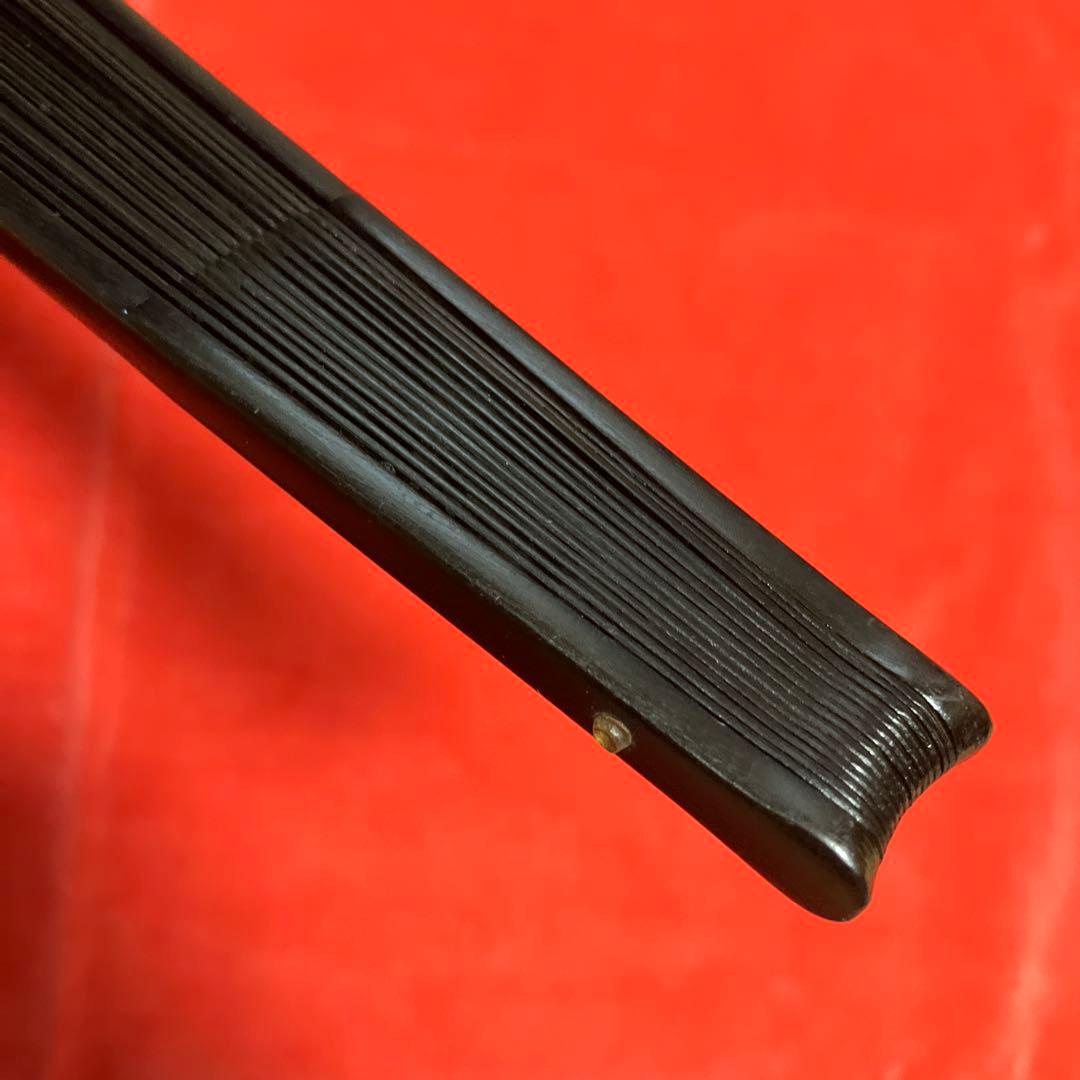 エ*ン様 茶道具　中国　山水画扇　47㎝　大きめの扇子　茶道具