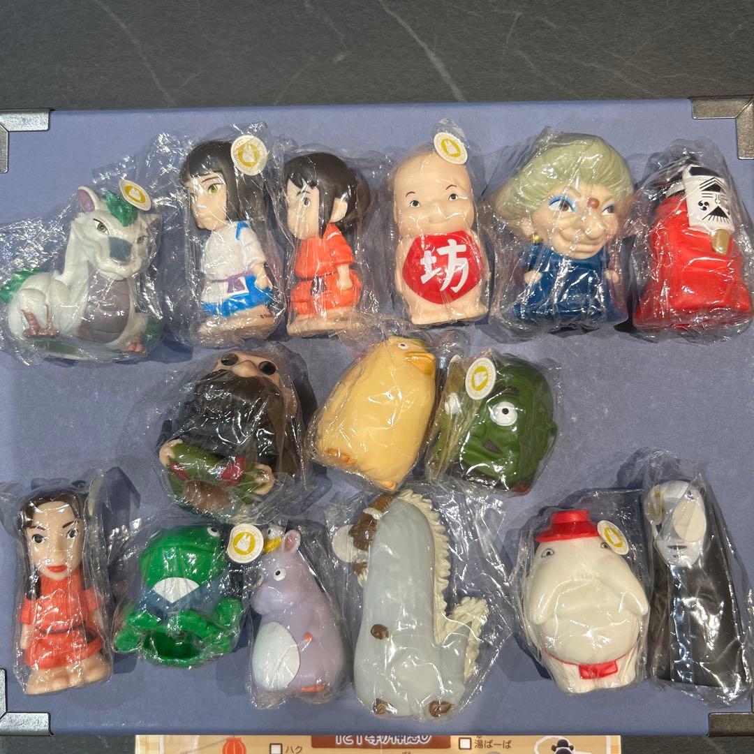 スタジオジブリ　千と千尋の神隠し　指人形　コンプリート　廃盤品