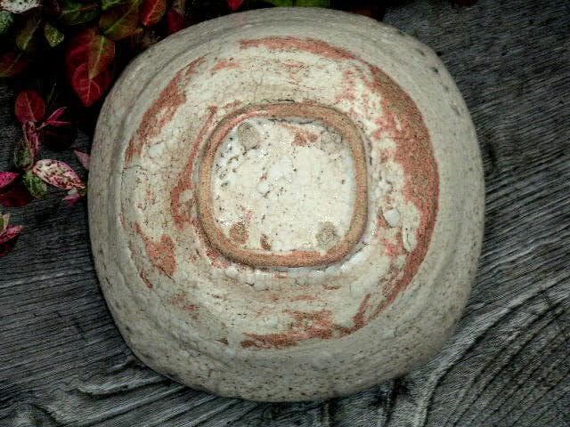 ♥絵志野　鉢　木箱付き　志野　建水　骨董品