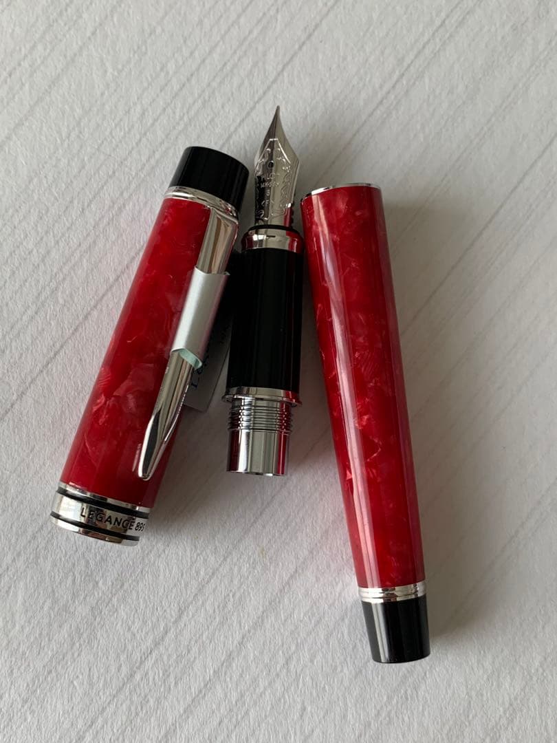 PILOT LEGANCE 89S レッド 万年筆 F字