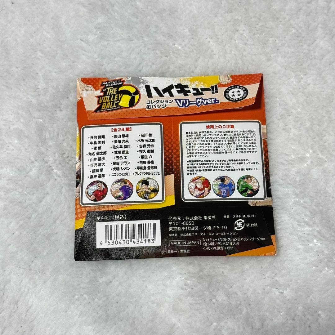 ハイキュー　コレクション缶バッジ 　Vリーグ 　20点