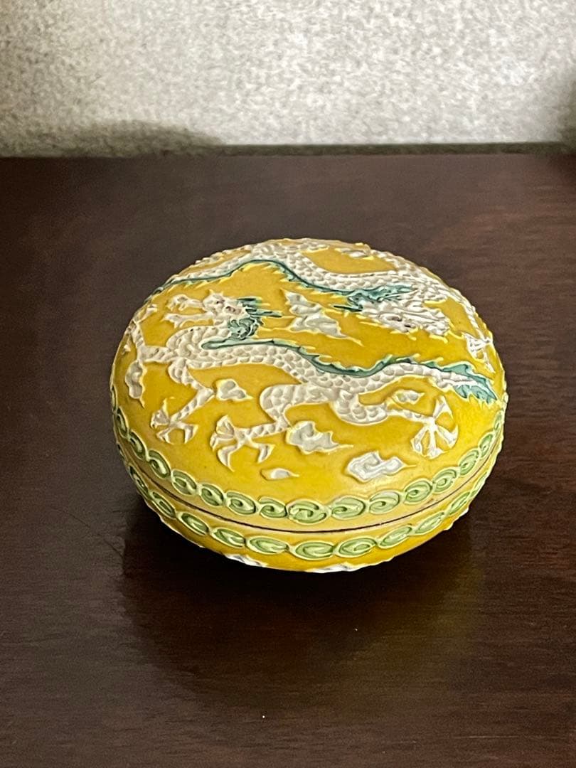 希少　干支香合　陶器製　茶道具　龍　ドラゴンインテリア　置物