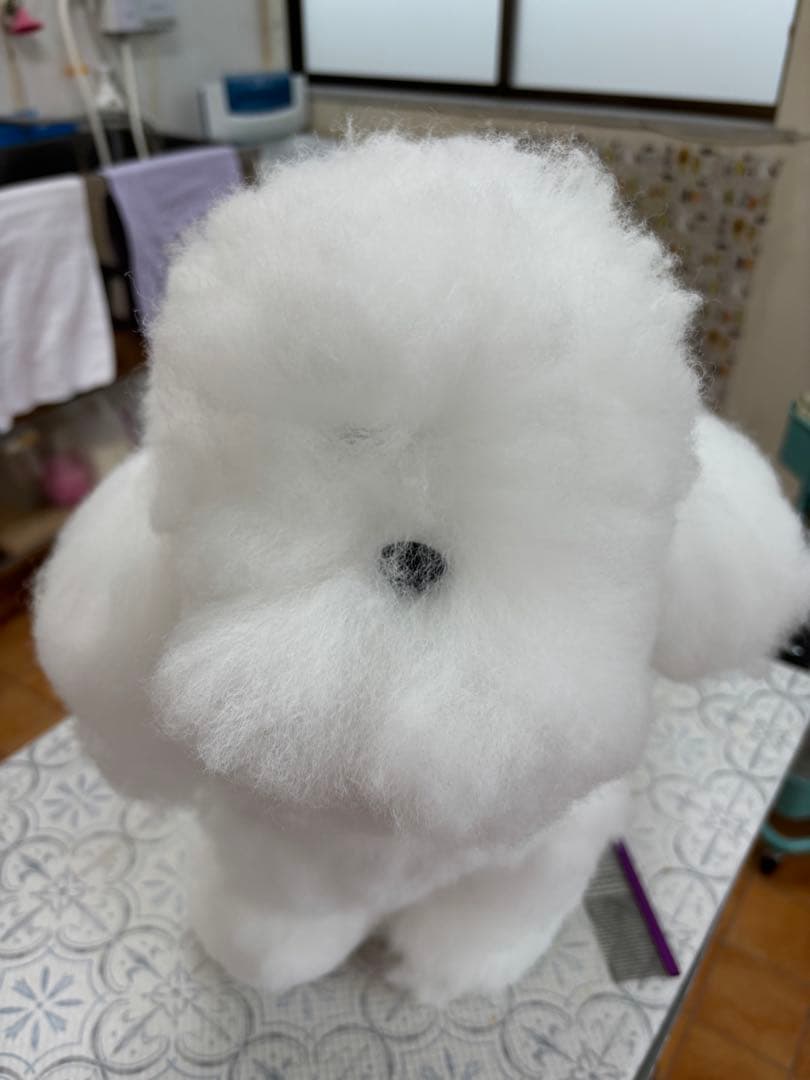 トリミング練習　全身用マネキン　RIKEIプードル　全身用プードルウィッグセット