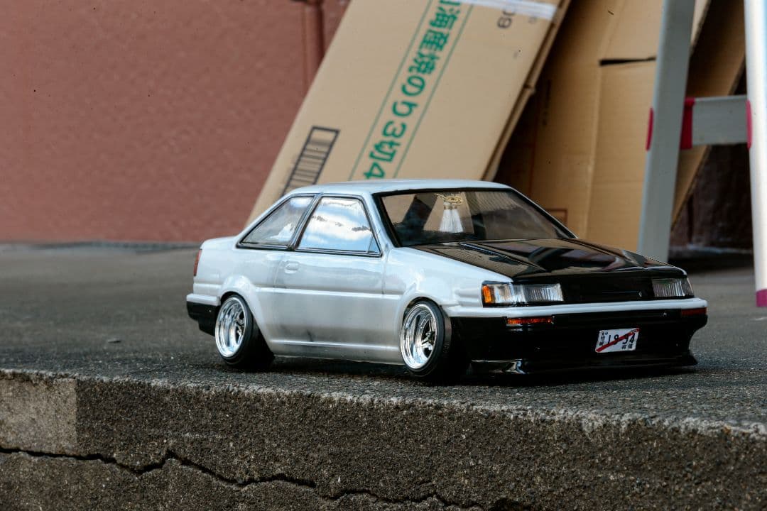 パンドラRC トヨタ AE86 2ドア レビン 塗装済み