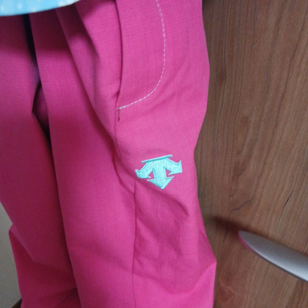 Descente 子ども用スキーウェア 水色/ピンク130