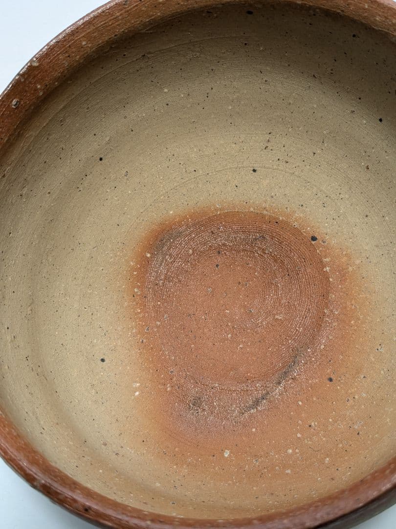 初代森陶岳 備前焼 緋襷茶盌 合箱合布 折松葉印 抹茶碗 抹茶茶碗 茶道具 茶器