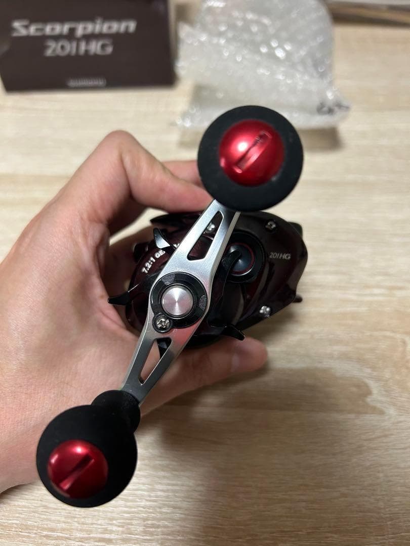 シマノ 14 スコーピオン 201HG 左巻