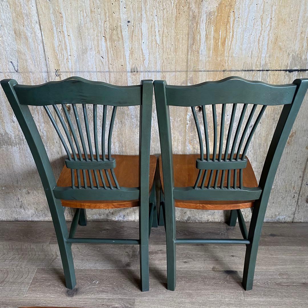 カントリースタイル　ダイニングテーブルセット　チェア　シャビー　レトロ