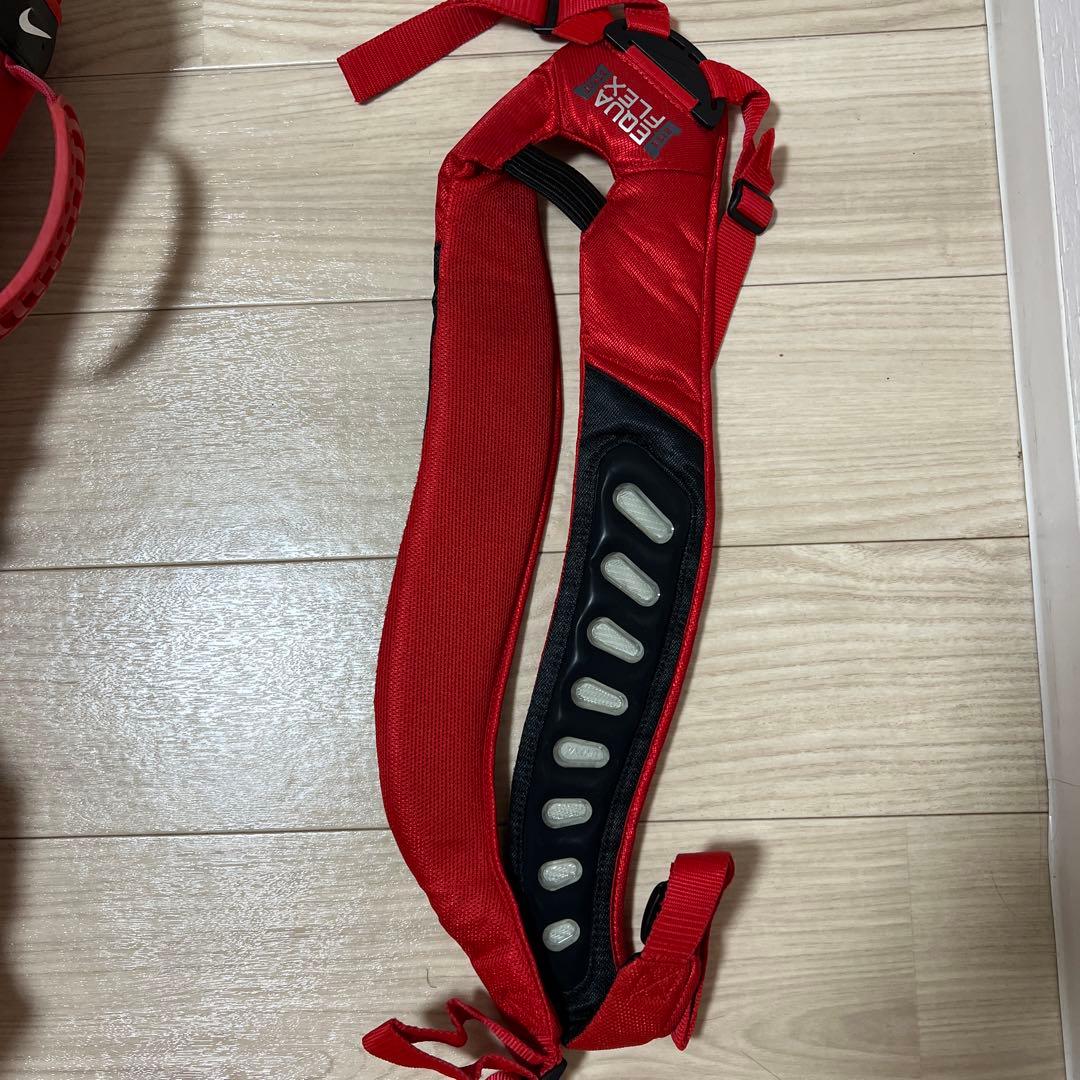 超軽量 NIKE キャディバッグ ゴルフバッグ スタンド 赤