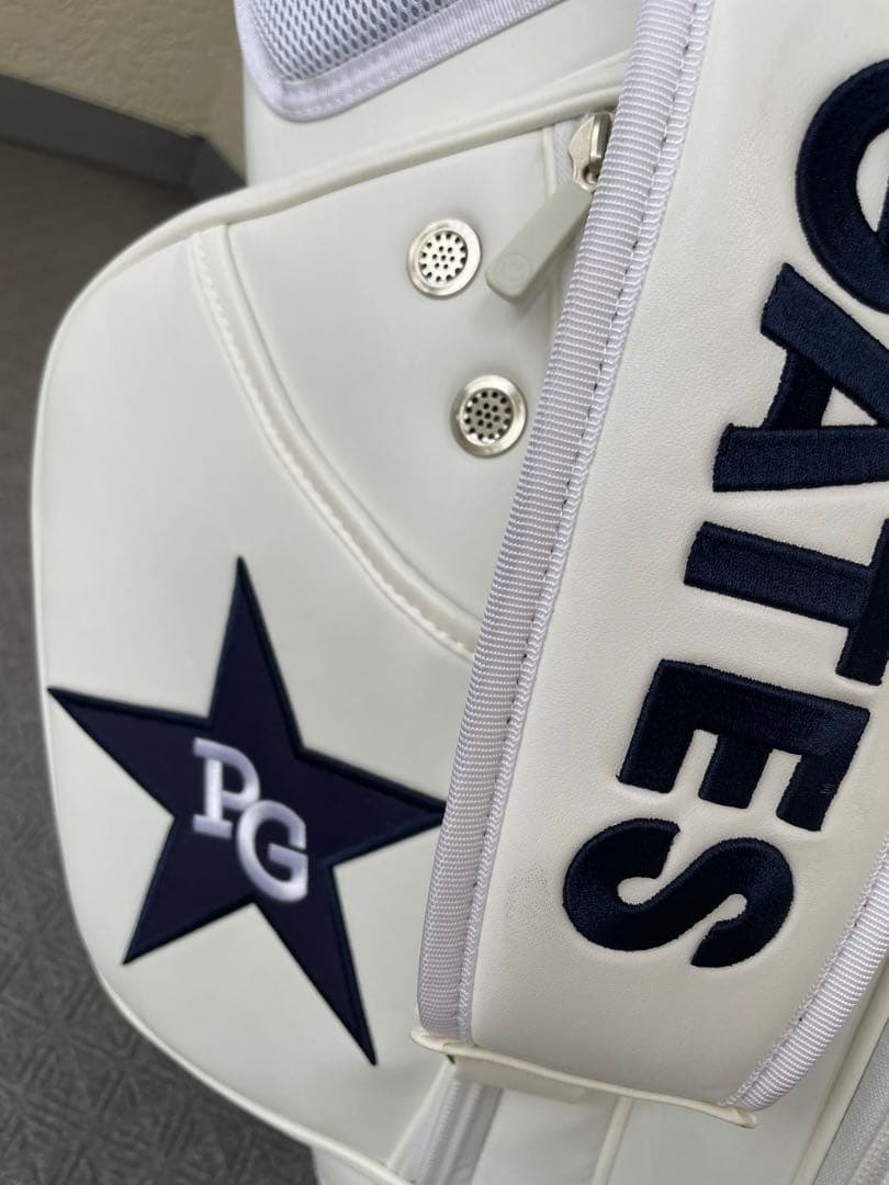 美品●パーリーゲイツ●PEARLY GATES キャディバッグ●アイアンカバー付