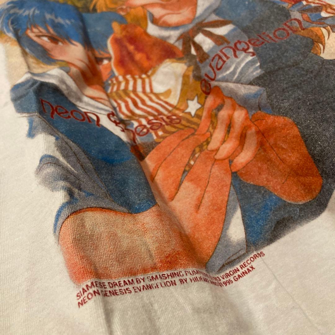 EVANGELION×スマパンTシャツ漫画アニメ映画y2kビンテージXLエヴァ