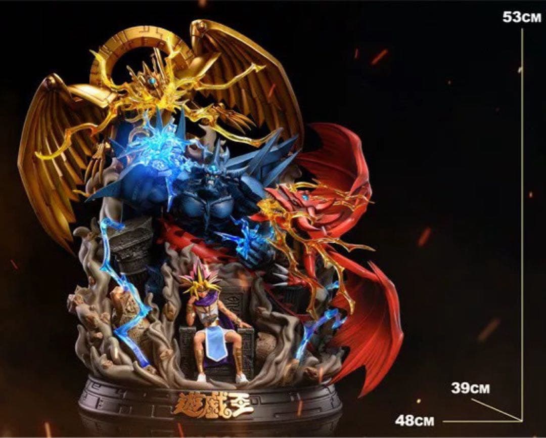 【新品】遊戯王 遊戯 三幻神 オシリス オベリスク ラー フィギュア