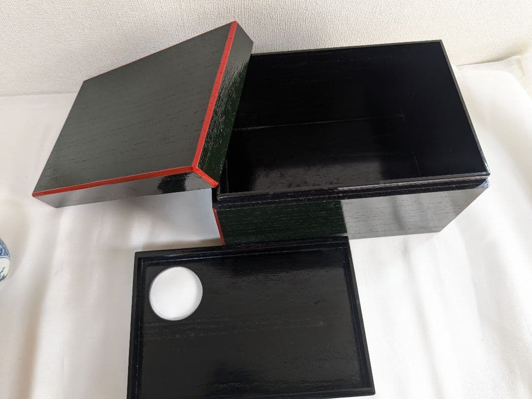 利休茶箱 桐本漆塗り 茶道具 茶箱 お稽古 セット