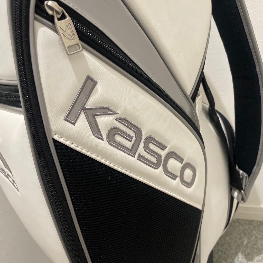 Kasco キャスコ キャディバッグ キャスター付き ゴルフバッグ ホワイト