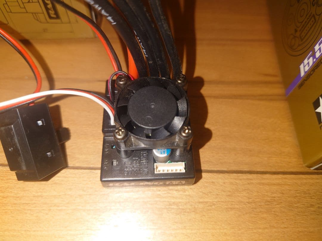 タミヤTAMIYA ESC 04SR & TBLE-02S 15.5T モーター
