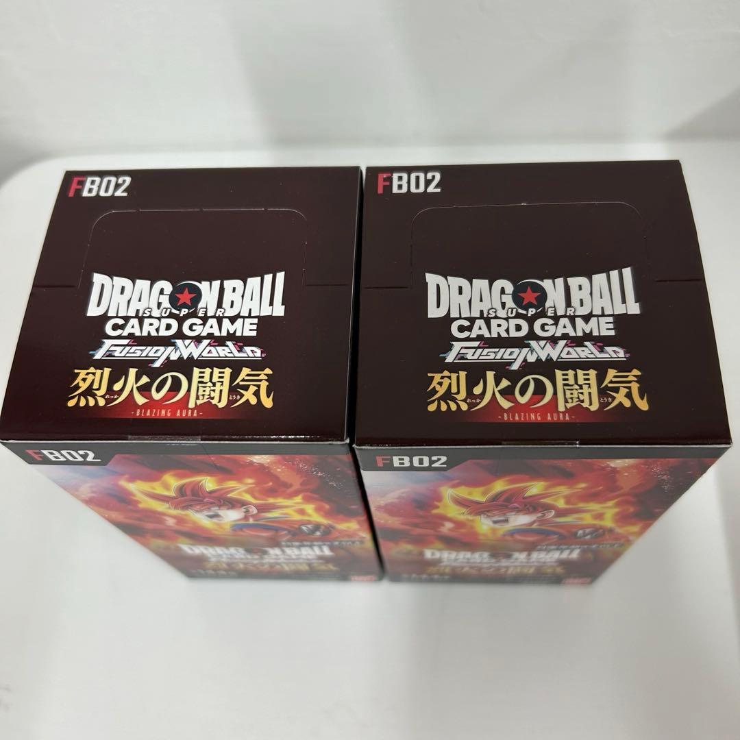 【新品】2BOXセット 烈火の闘気 ドラゴンボール トレーディングカード