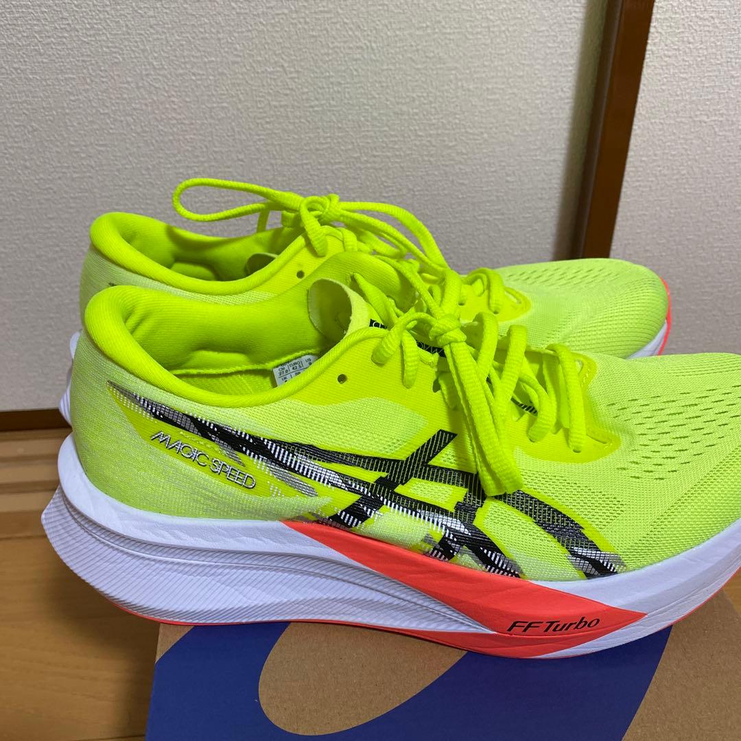 ASICS MAGIC SPEED 4 27.0cm セーフティイエロー