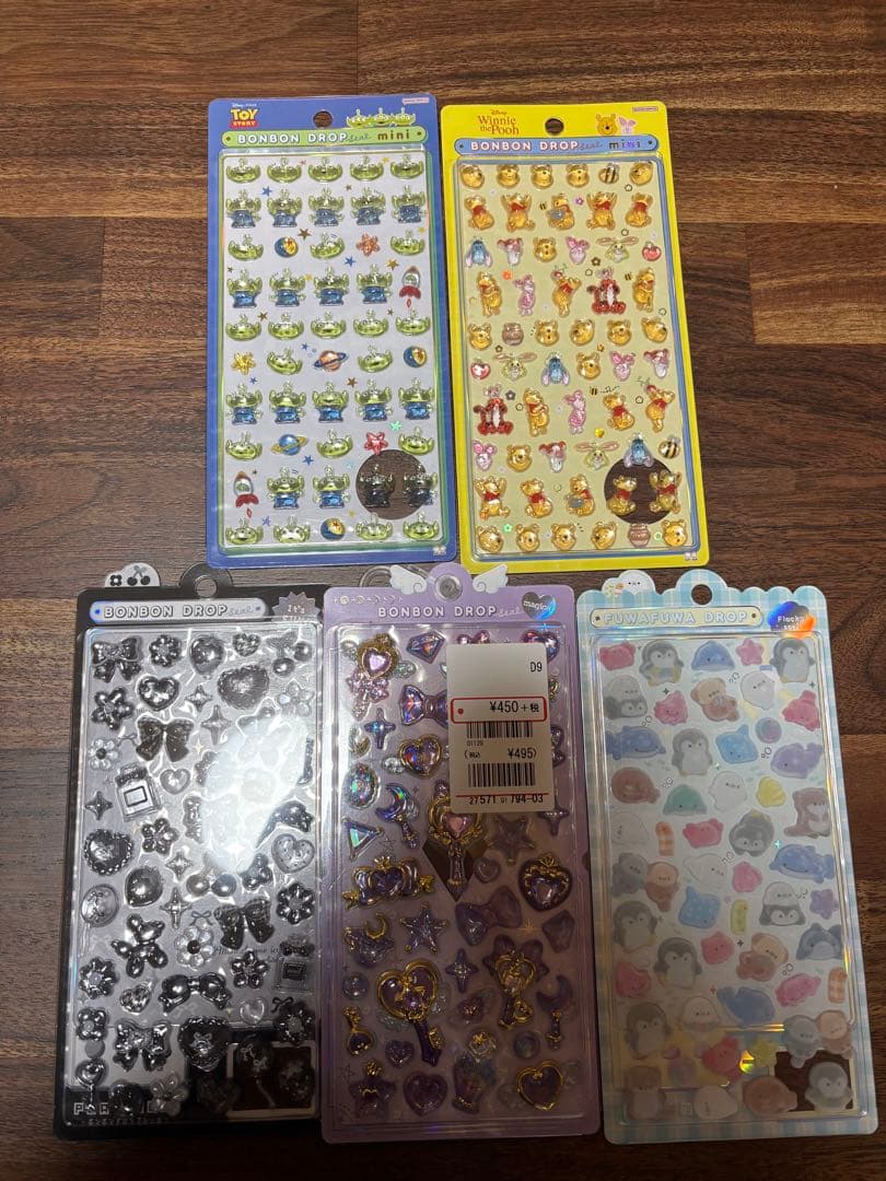 正規品ボンボンドロップシールうるちゅるまとめ売りたまごっちサンリオディズニー