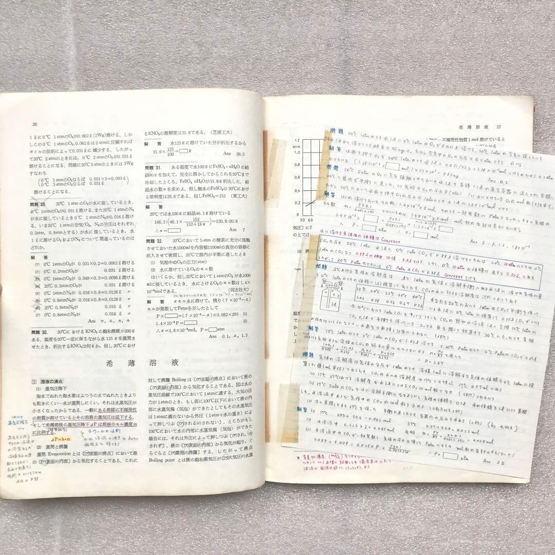 【不定期値下げ中】【幻の化学参考書】最短コース化学 総括整理　大西一郎　高木書店