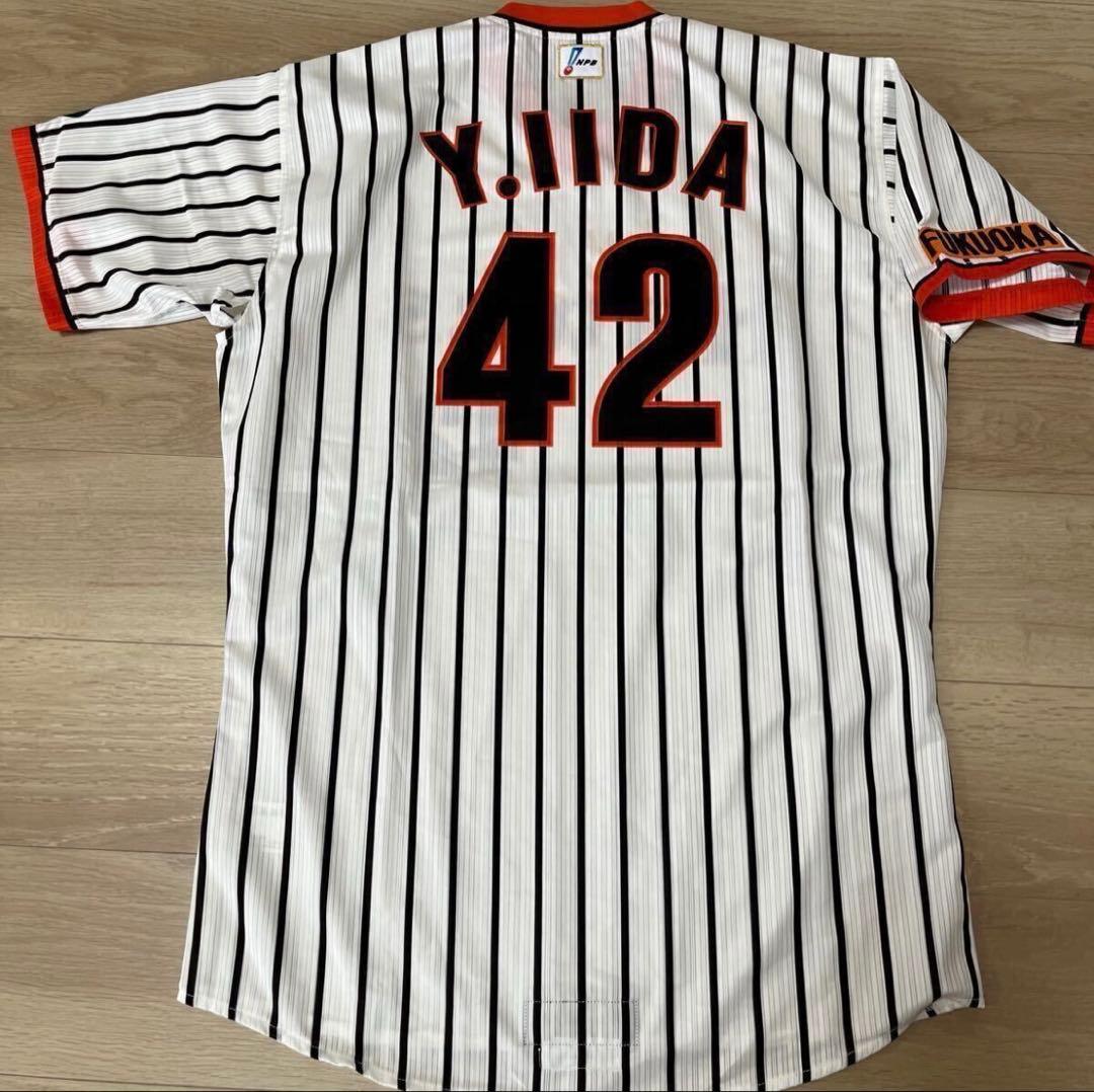 福岡ソフトバンクホークス　復刻実使用ユニフォーム　飯田