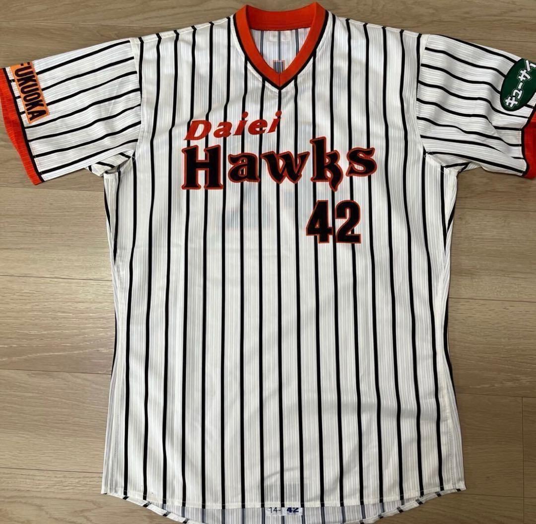 福岡ソフトバンクホークス　復刻実使用ユニフォーム　飯田