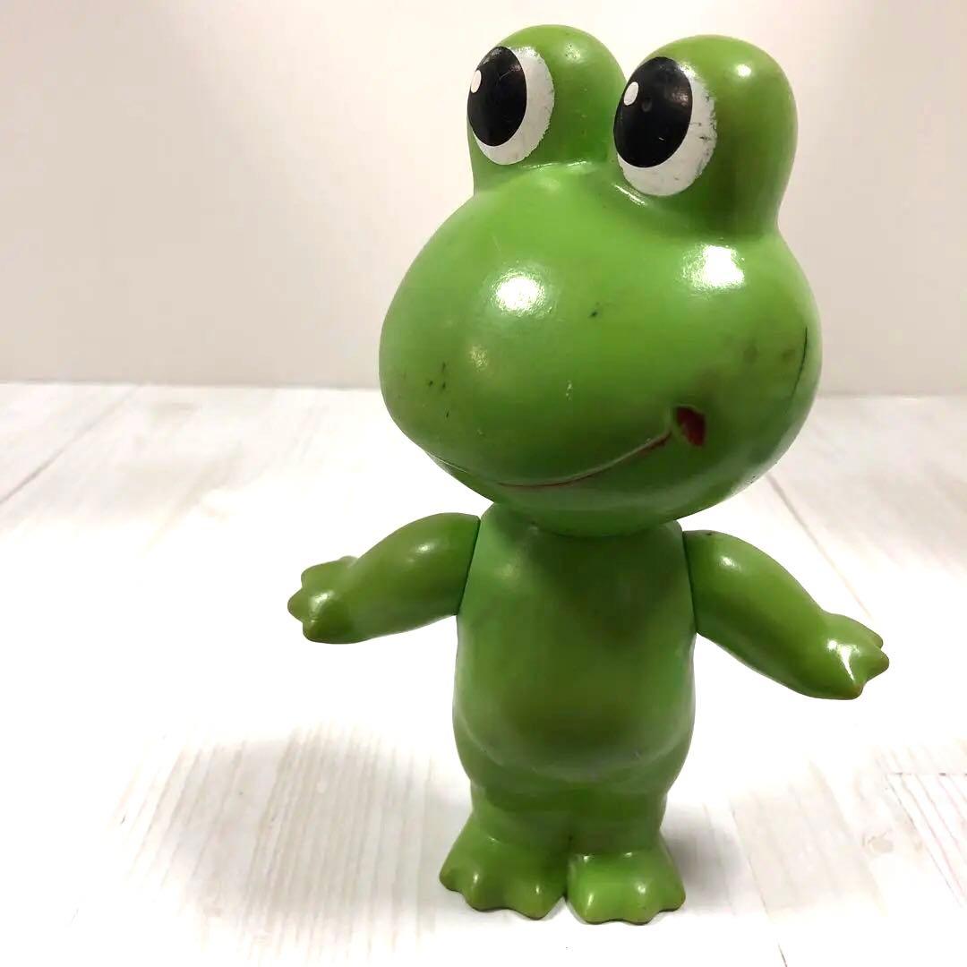 Y☆ 昭和レトロ　当時物　コーワ　ケロちゃん　カエル　フィギュア